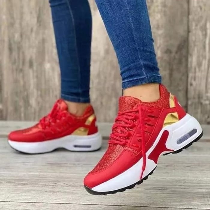 Orthopädische Walkingschuhe mit Fussgewölbestütze und stossdämpfender Sohle – Ideal für den Frühling