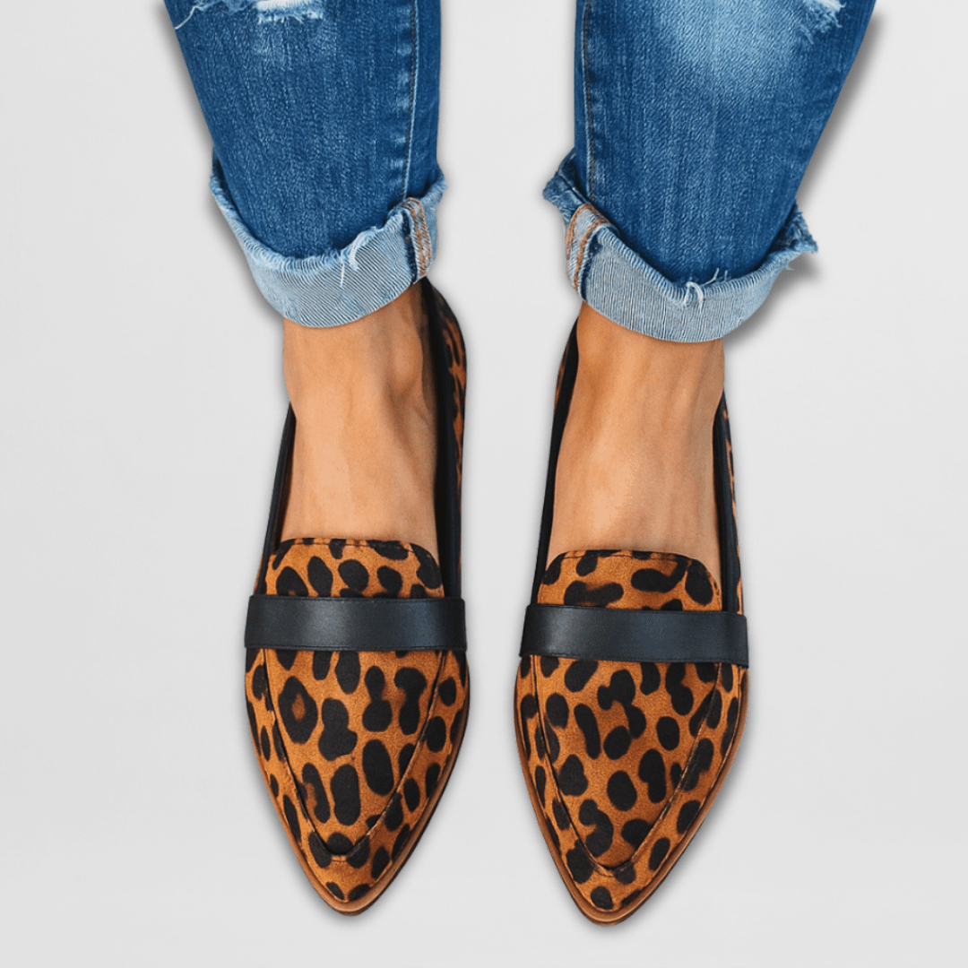 Orthopädische spitze Loafer