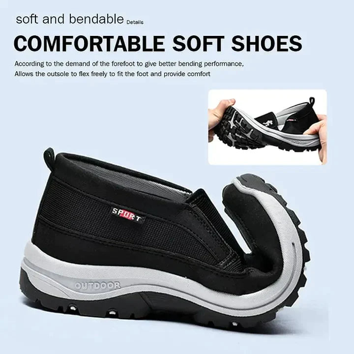 Orthopädische Loafer Schuhe | Bequeme Herrenschuhe zum Hineinschlüpfen
