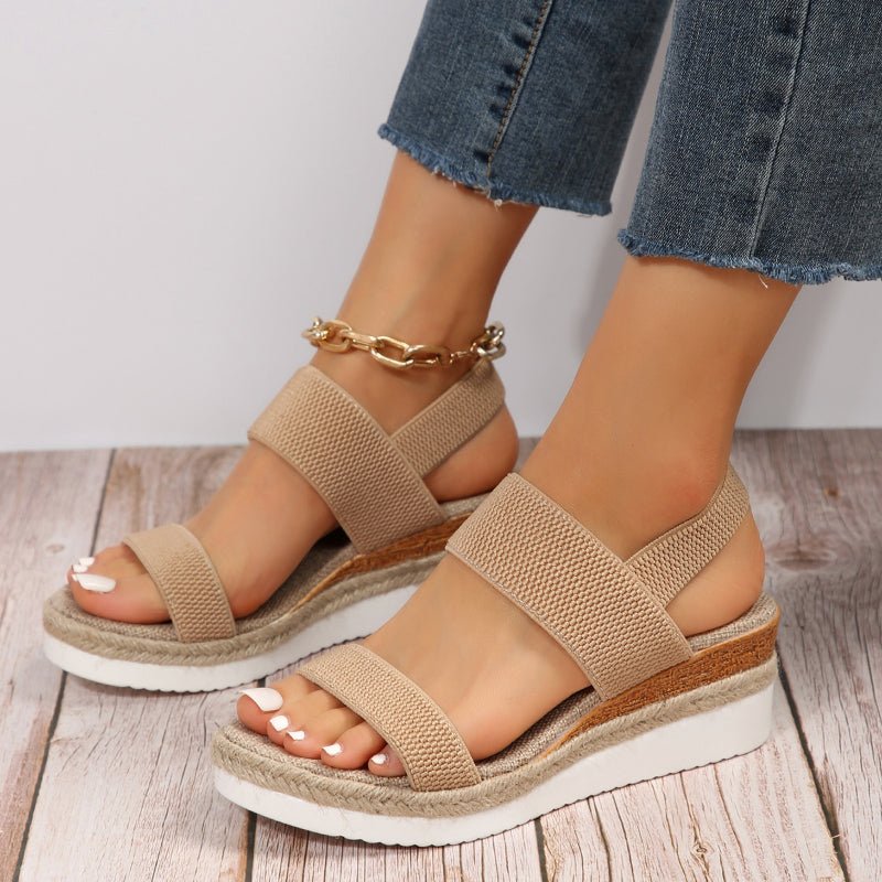 Orthopädische Damen-Sandalen mit offener Zehenpartie