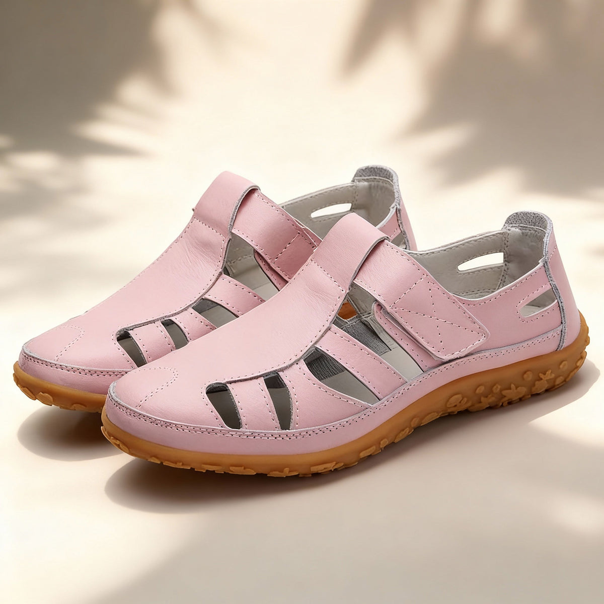 Orthopädische Retro-Sandalen | Rutschfest