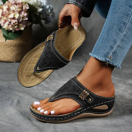 Orthopädische Keilsandalen für Damen