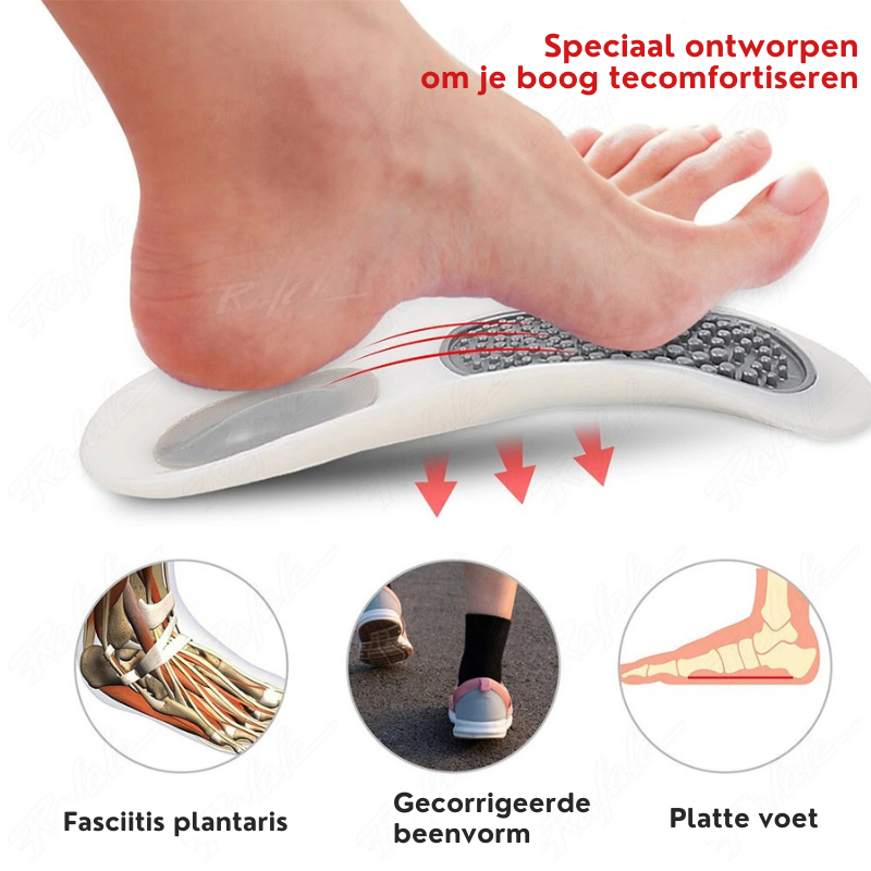 Orthopädische Einlegesohlen zur Fusskorrektur und Fussgewölbeunterstützung