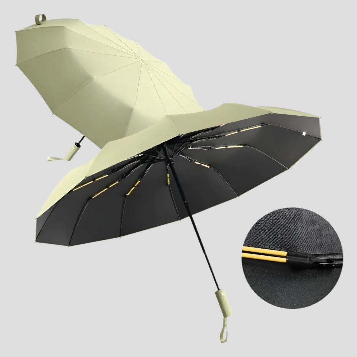 Klappbarer Regenschirm – Winddicht und UV-Schutz | Kompakt und langlebig
