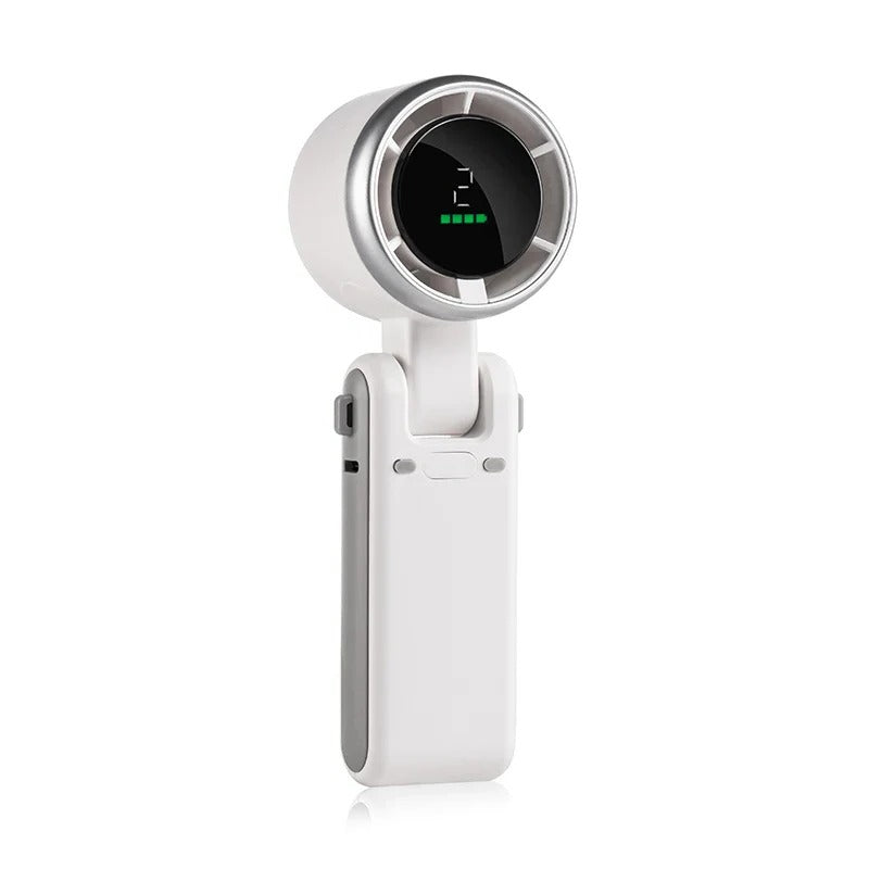 Klappbarer Hand-Turboventilator mit Digitalanzeige