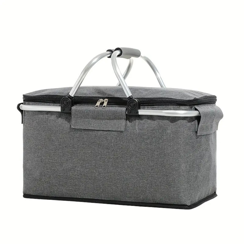 Faltbarer, auslaufsicherer Picknickkorb
