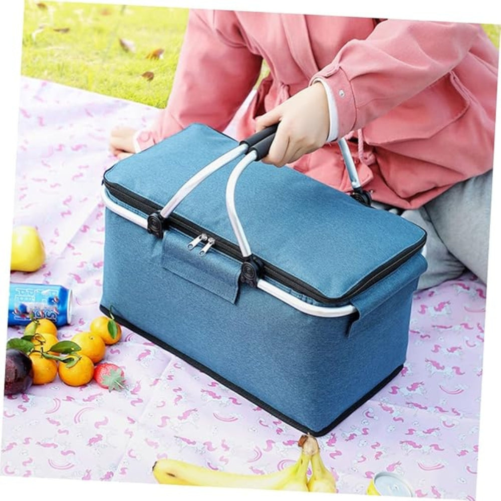 Faltbarer, auslaufsicherer Picknickkorb