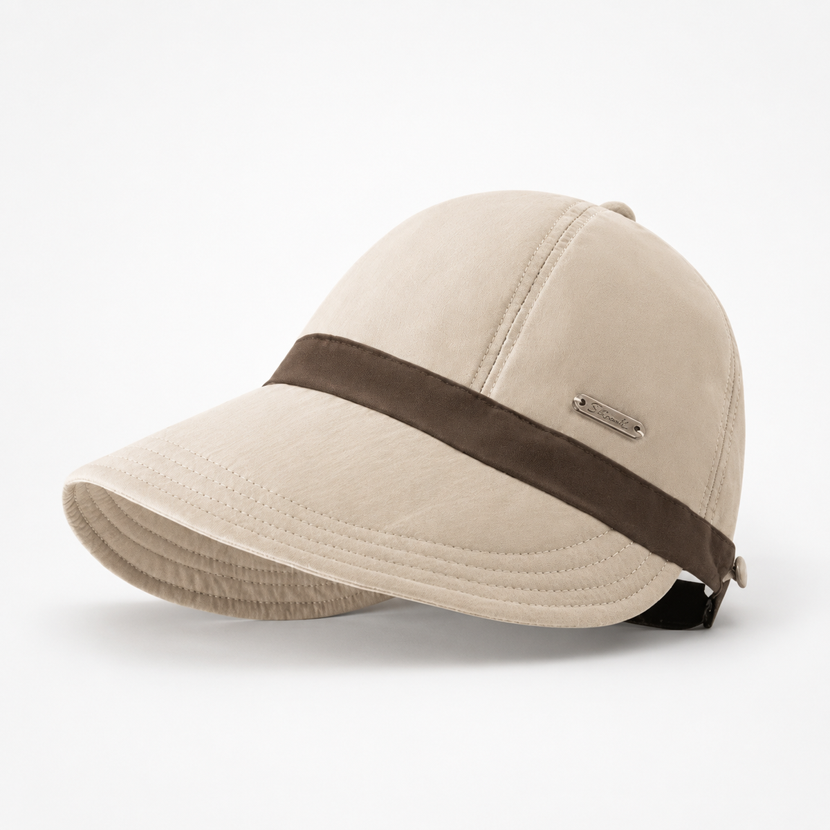 Faltbarer Sonnenhut mit breiter Krempe UPF 50+ Schutz und verstellbarem Band