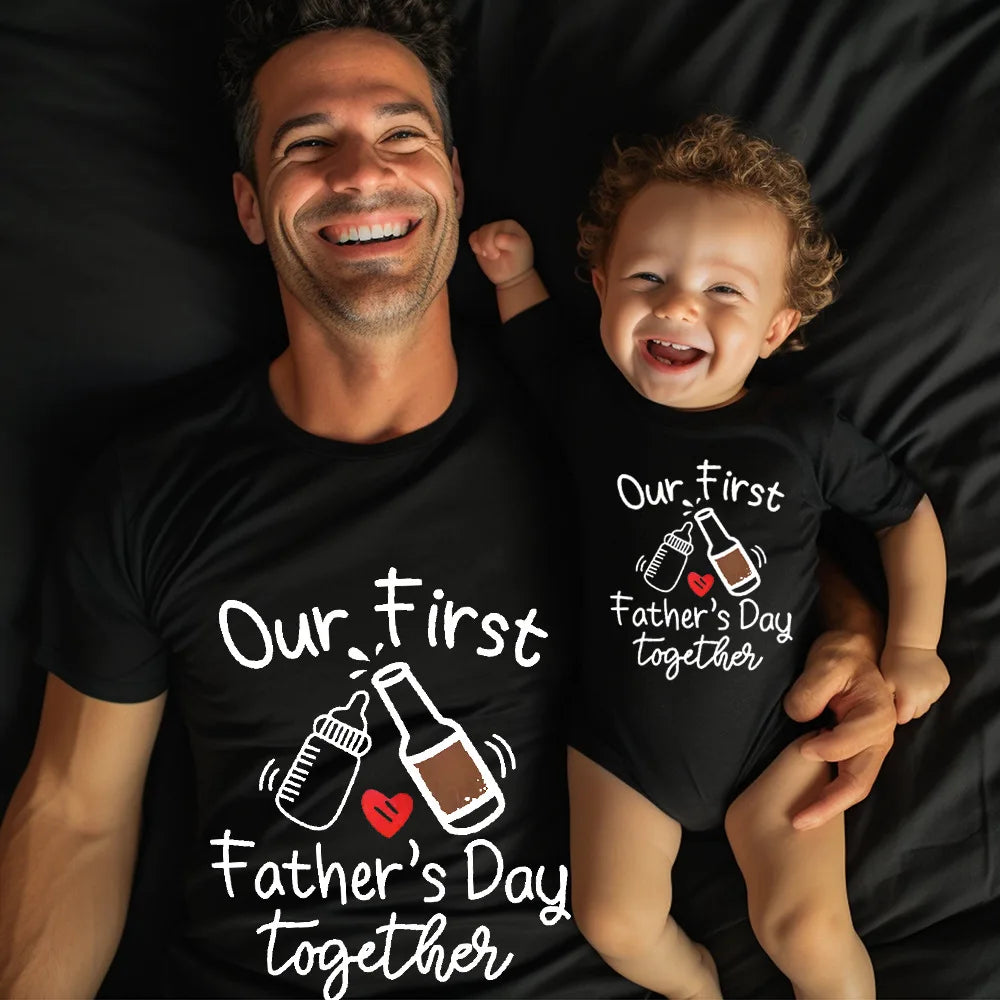 Passendes Papa-Baby-Set für den ersten Vatertag