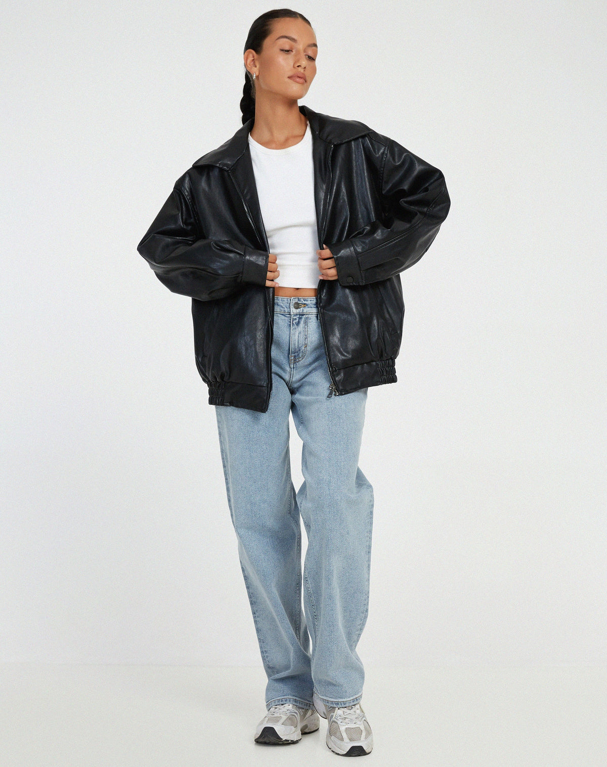 Oversized Damen-Bomberjacke