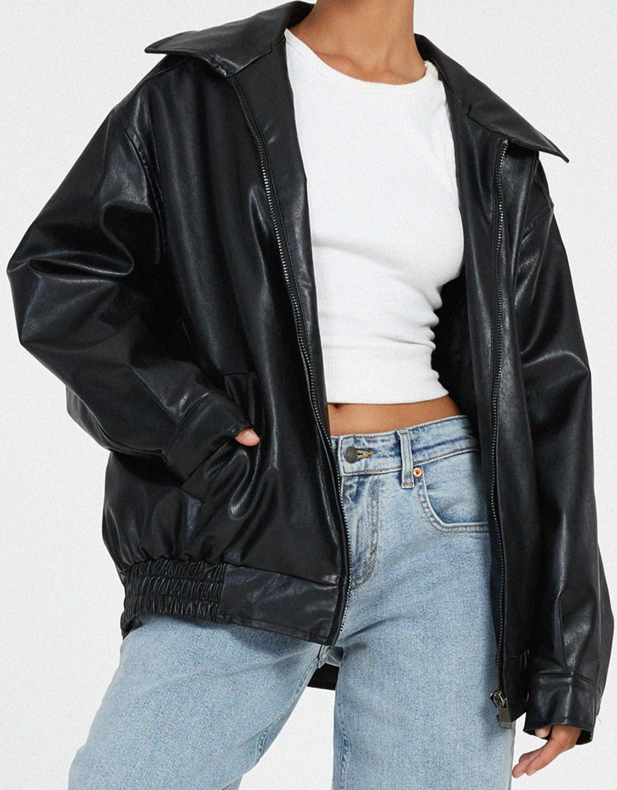 Oversized Damen-Bomberjacke