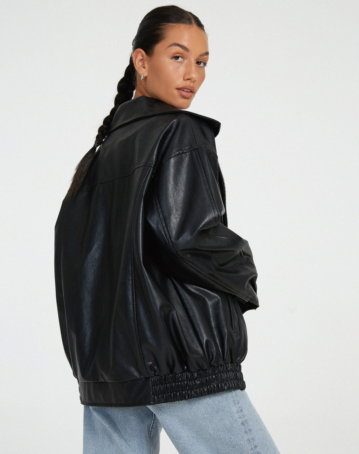 Oversized Damen-Bomberjacke