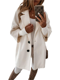 Oversized Damen-Kokonmantel