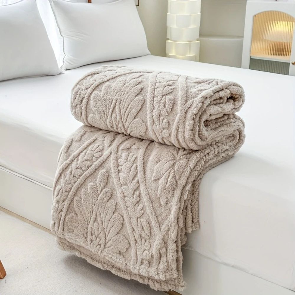 Paris Weave Jacquard Fleecedecke