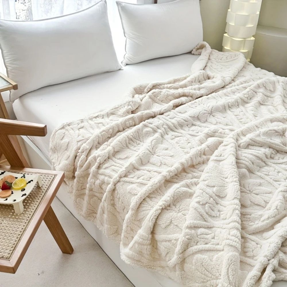 Paris Weave Jacquard Fleecedecke