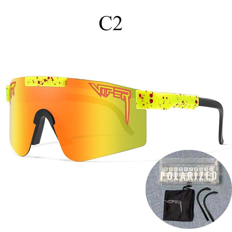 Performance-Sport-Shield-Sonnenbrille mit UV-Schutz