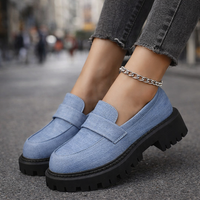 Plateau-Loafer-Schuhe