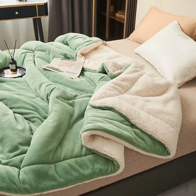 Plüsch-Fleece-Decke - bequem und weich - in mehreren Grössen