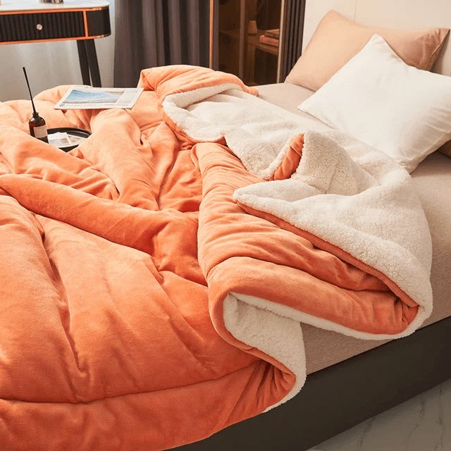 Plüsch-Fleece-Decke - bequem und weich - in mehreren Grössen