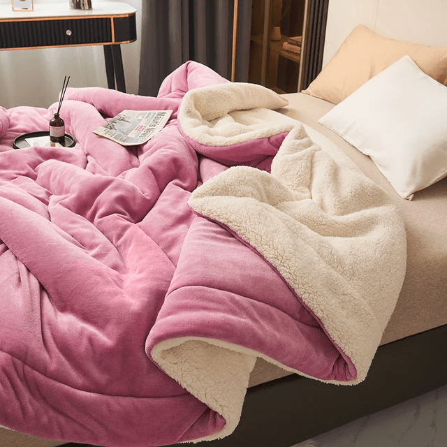Plüsch-Fleece-Decke - bequem und weich - in mehreren Grössen