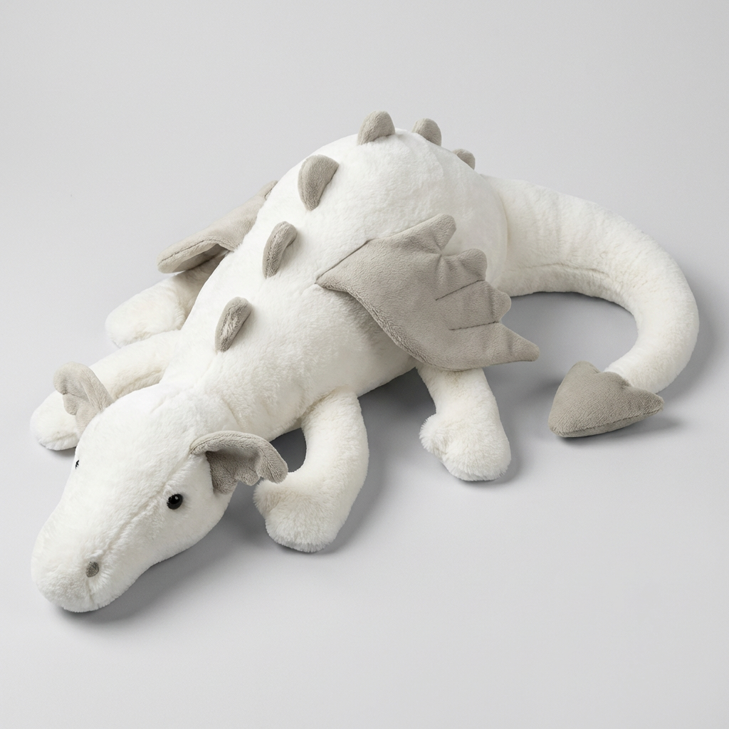 Plüschdrachen-Spielzeug für Kinder, freundlicher Drache mit Schnabel