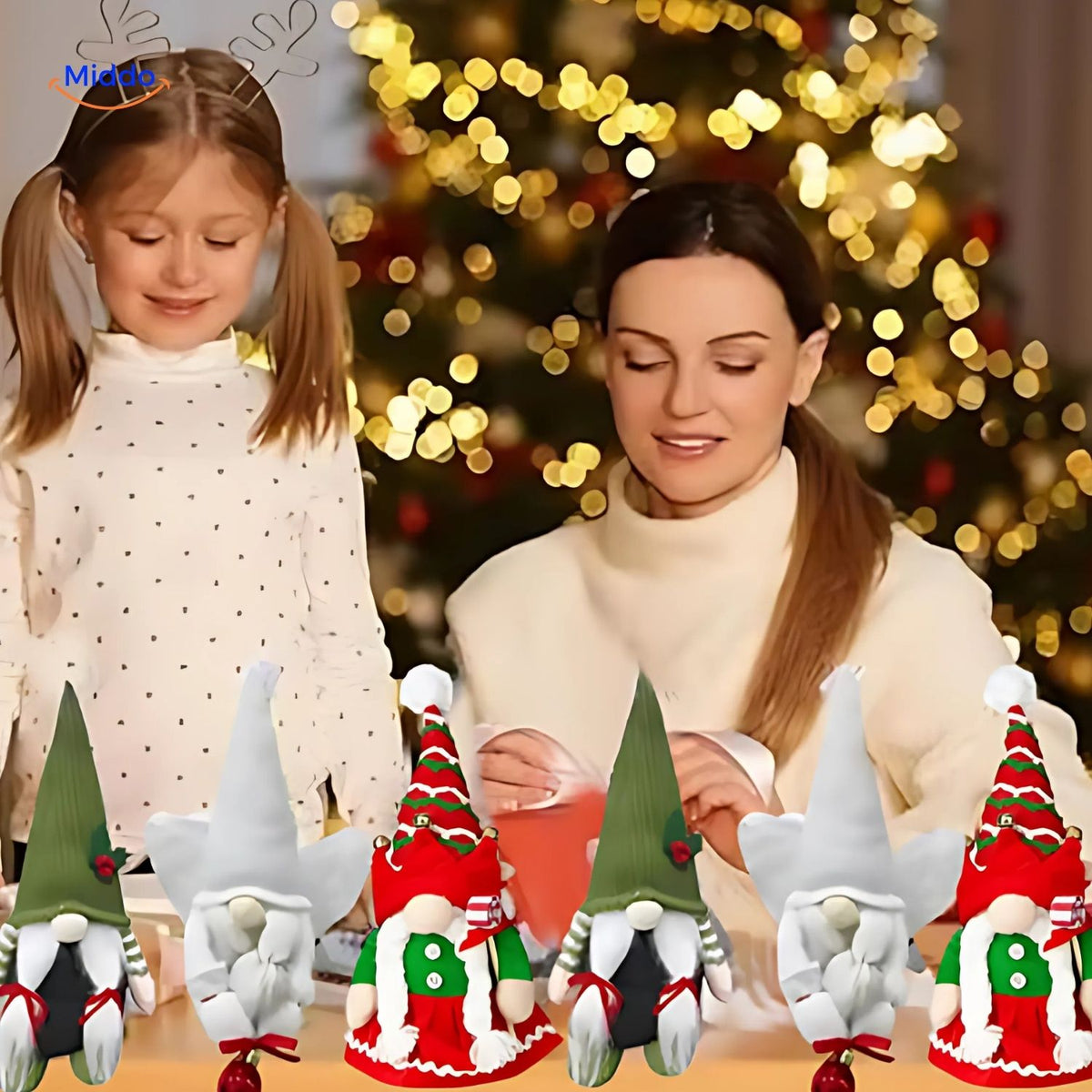 Adventskalender mit Plüschwichteln | Weihnachtsgeschenk