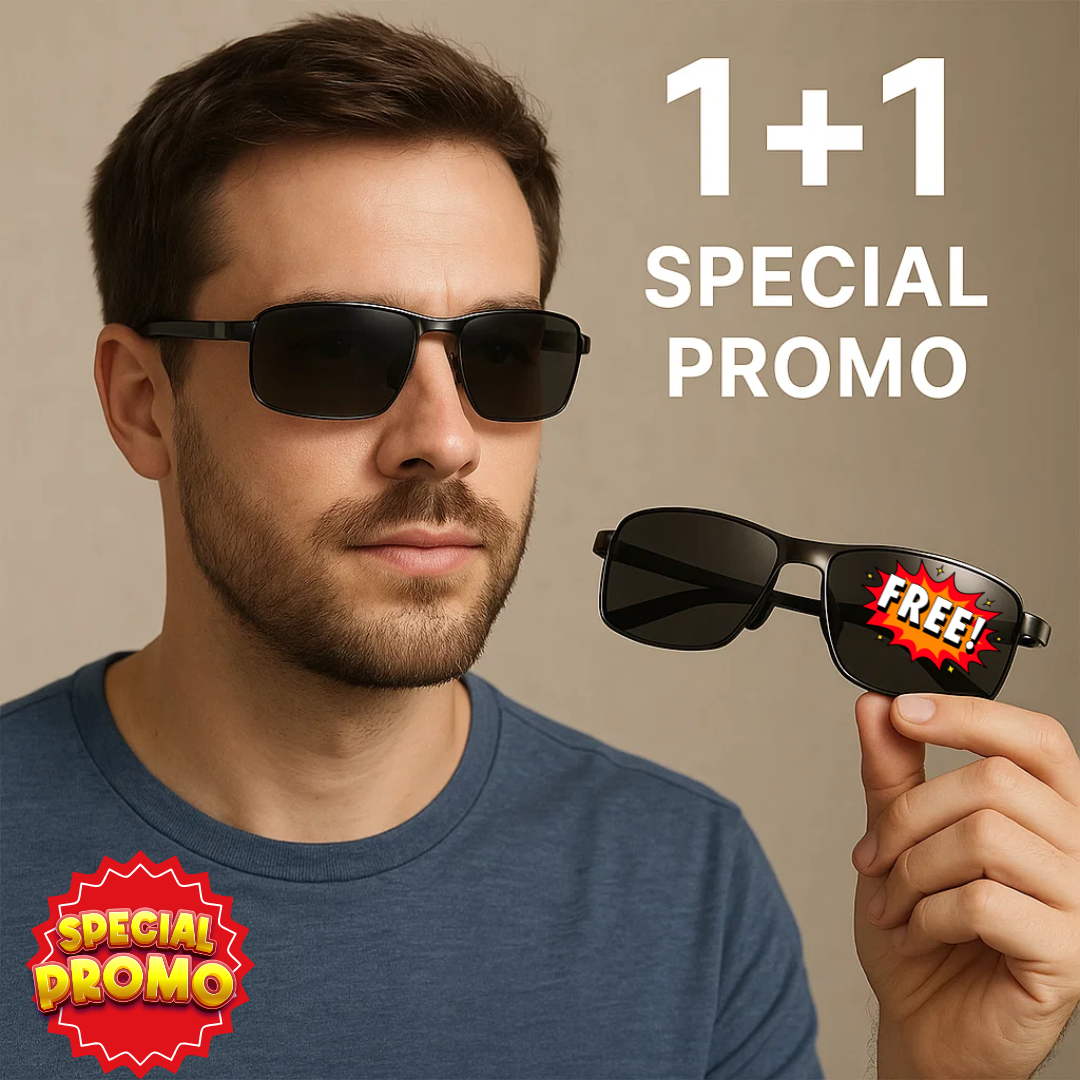 Polarisierte selbsttönende Sonnenbrille