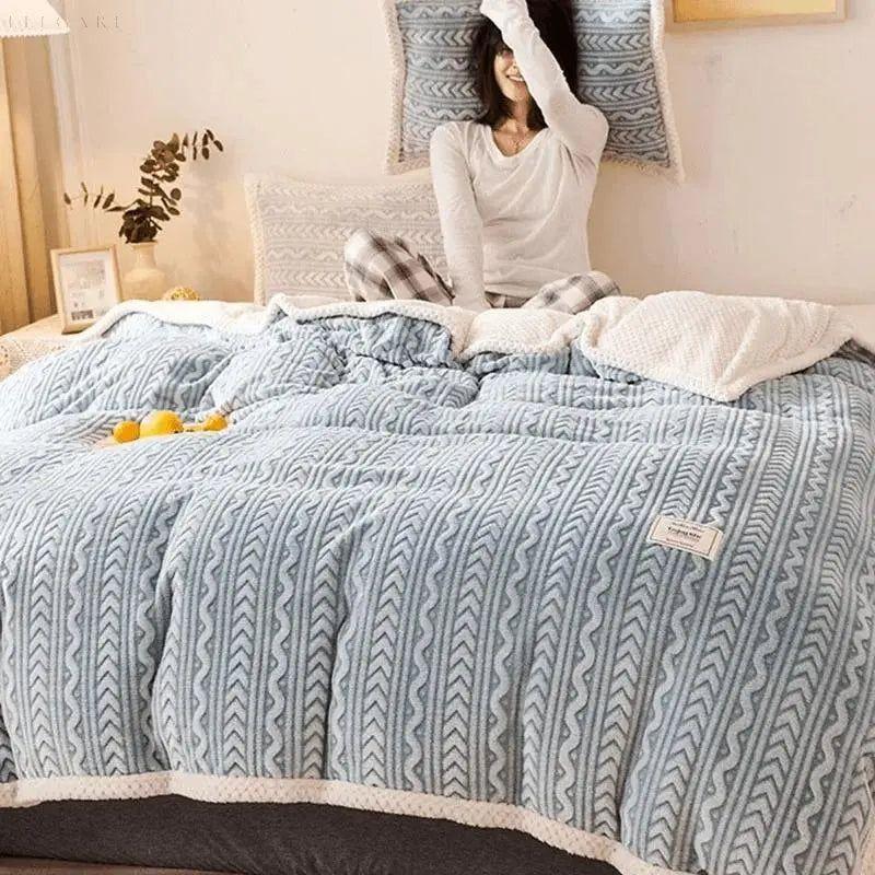 Thermodecke aus Polyester, maschinenwaschbar, in verschiedenen Grössen und Farben