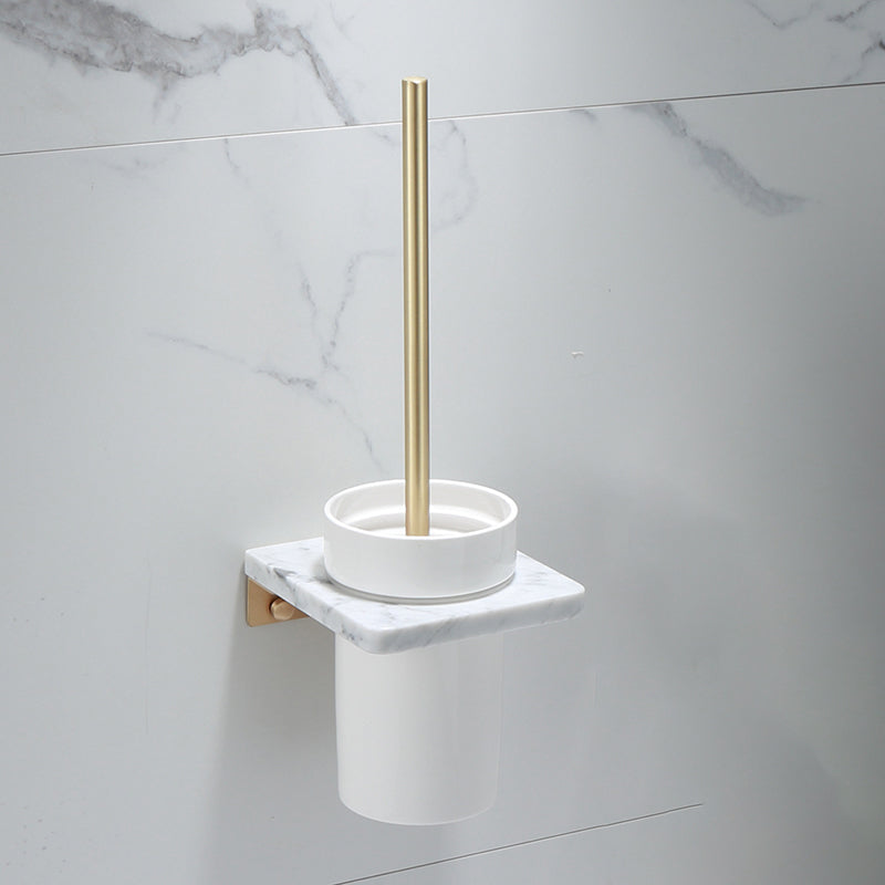 Poliertes Messing Badezimmer-Zubehör-Set mit Marmor-Badezimmerarmaturen