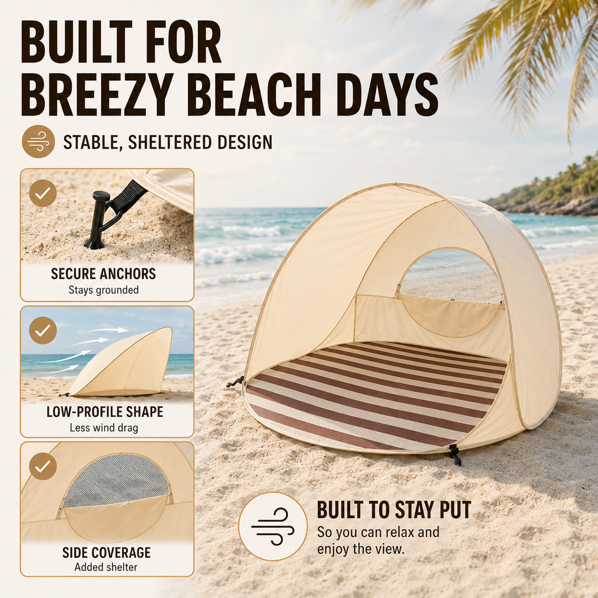 Pop-up Strandzelt