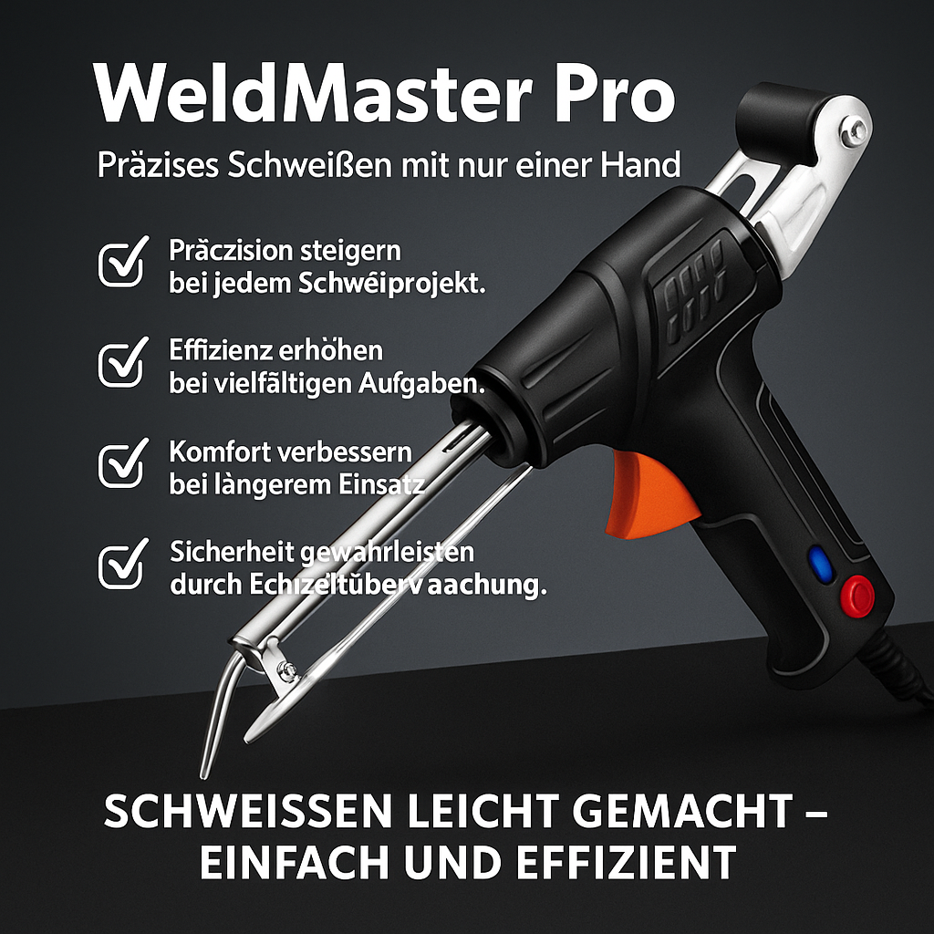 Präzises Schweissen mit einer Hand