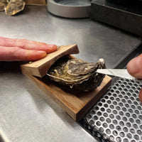 Premium Austernöffner-Klemme mit Holzgriff