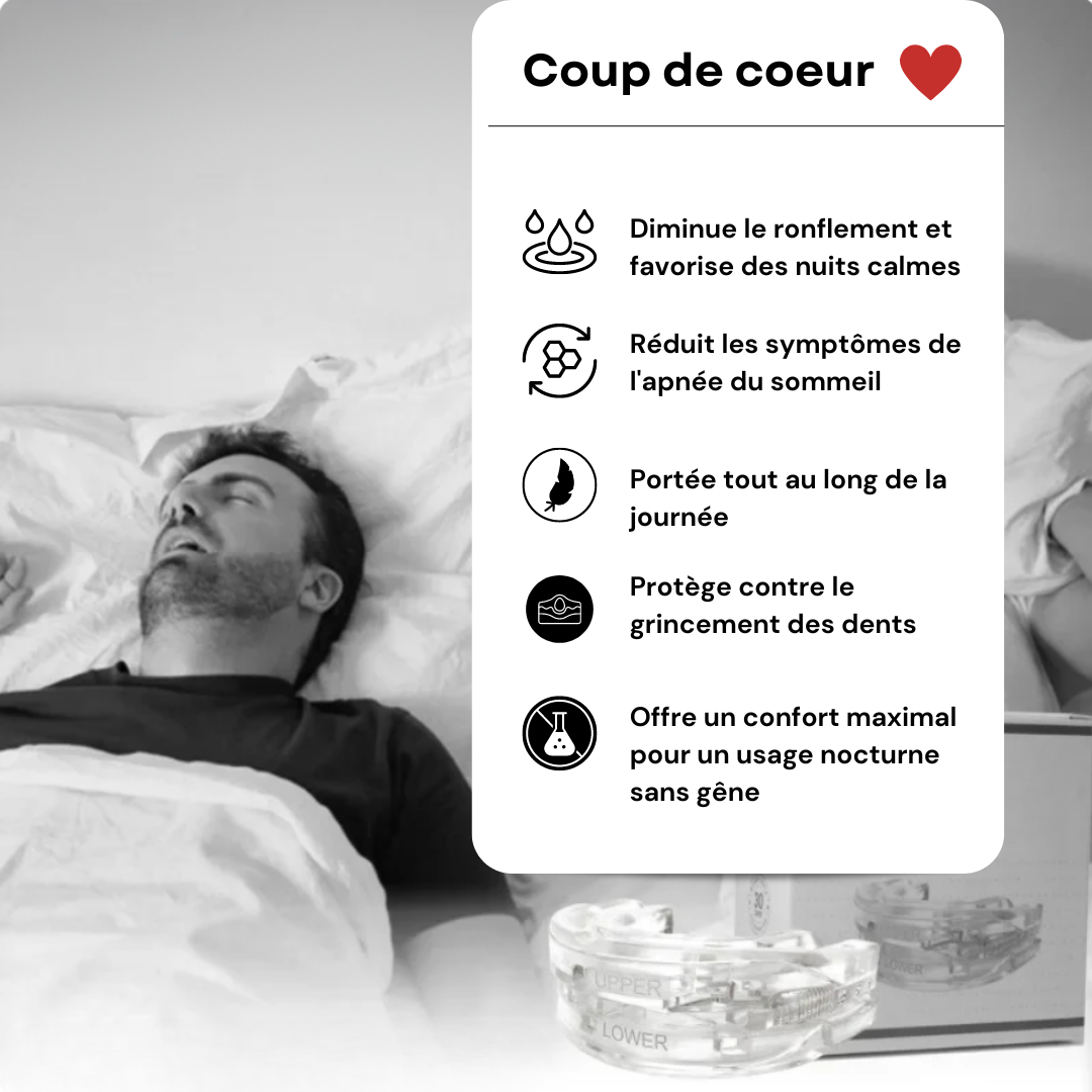 Premium Anti-Schnarch-Orthese: Bequeme Schlafschiene