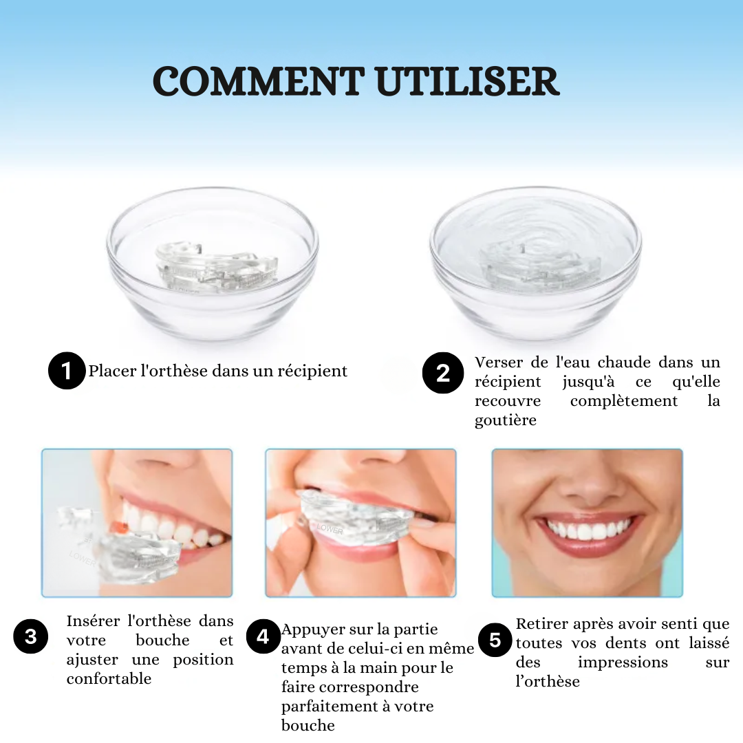 Premium Anti-Schnarch-Orthese: Bequeme Schlafschiene