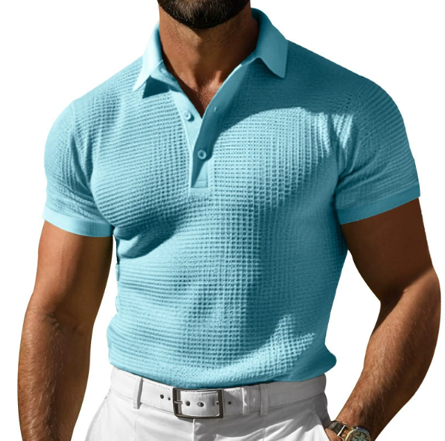 Premium Strick-Poloshirt im Vintage-Stil