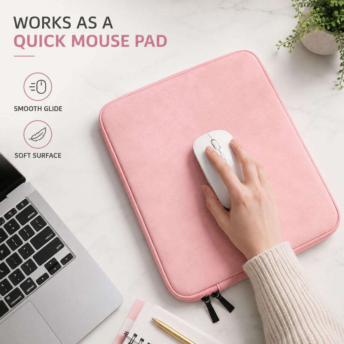 Laptop-Hülle aus PU-Kunstleder
