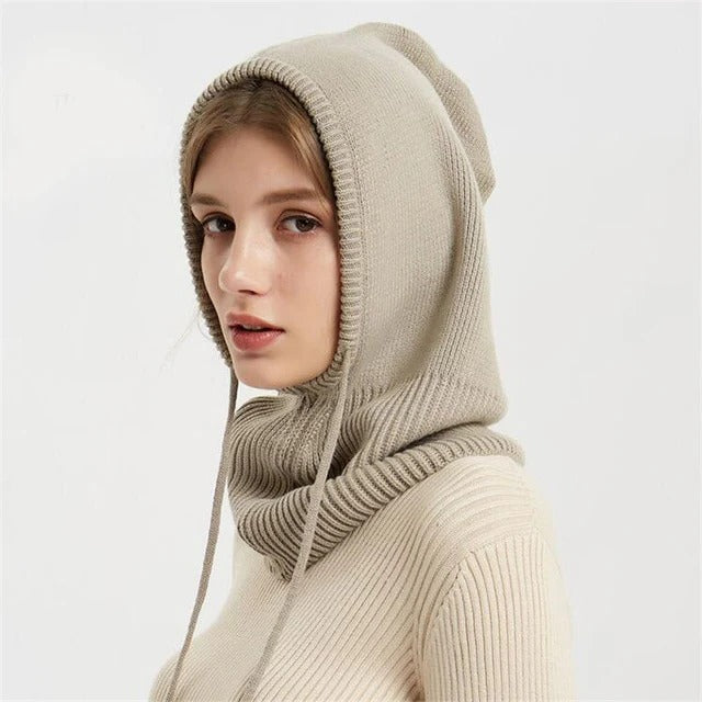 Weiche Strickmütze aus Kaschmir für den Winter und kaltes Wetter