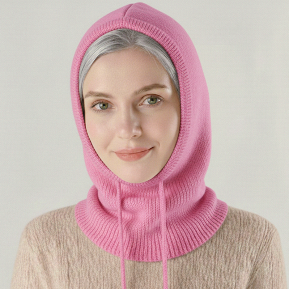 Weiche Strickmütze aus Kaschmir für den Winter und kaltes Wetter