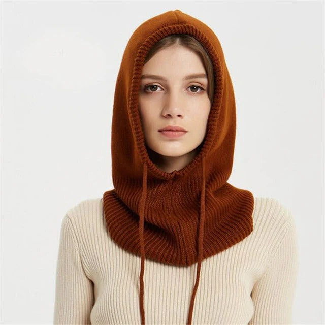 Weiche Strickmütze aus Kaschmir für den Winter und kaltes Wetter