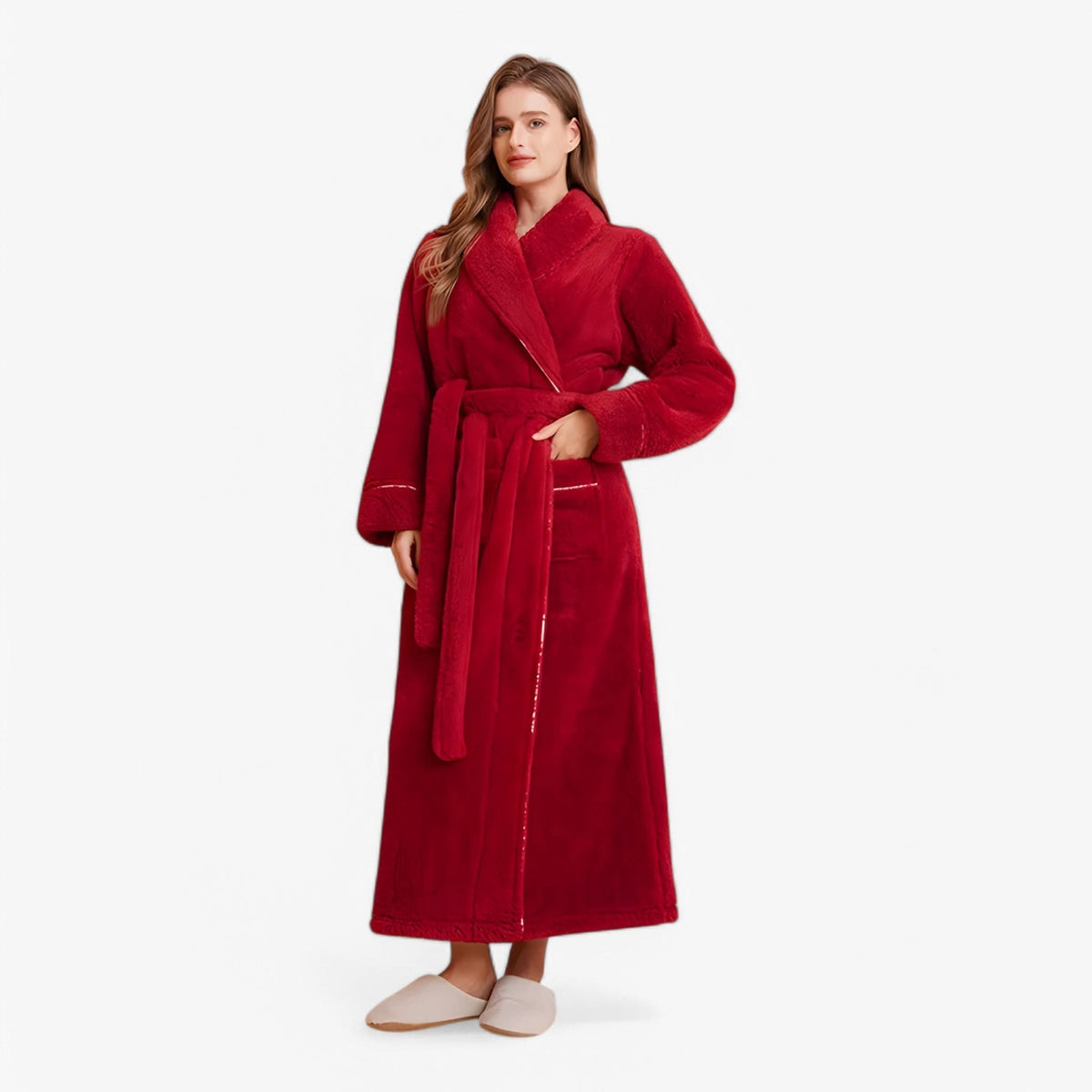 Weicher Luxus-Bademantel für Damen und Herren