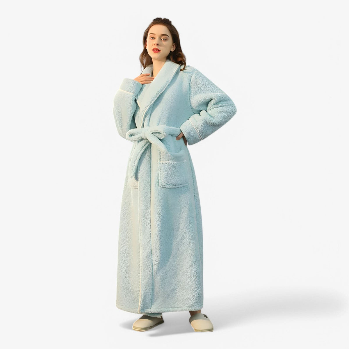 Weicher Luxus-Bademantel für Damen und Herren