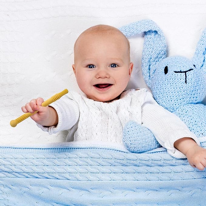 Kauschlauch für Babys – Sicherer Silikon-Beissring