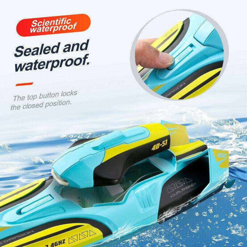 RC-Hochgeschwindigkeits-Motorboot