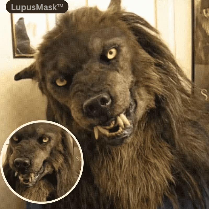 Realistische Werwolf-Maske für Halloween-Kostüme