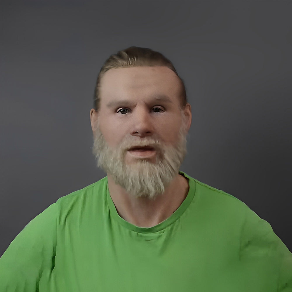 Realistische Alter-Mann-Maske als Kostüm-Zubehör