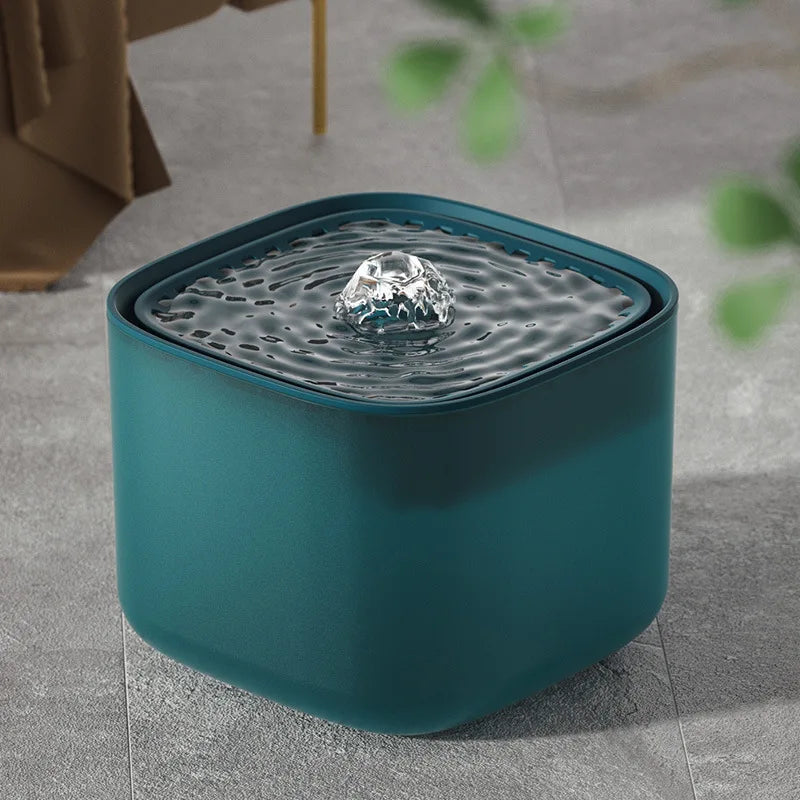 Extrem leiser Trinkbrunnen für Haustiere - 3 Liter Fassungsvermögen | BPA-freies Material