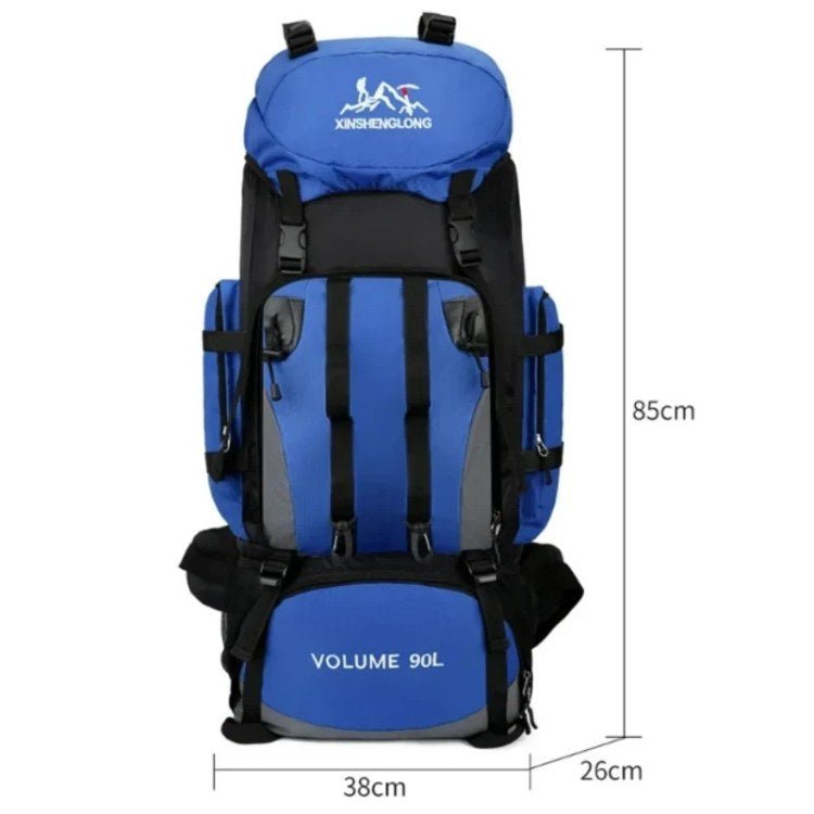 Extrem leichter, wasserdichter 90-Liter-Wanderrucksack