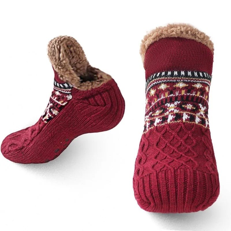 Extrem weiche rutschfeste Socken für warmen und bequemen Tragekomfort zu Hause