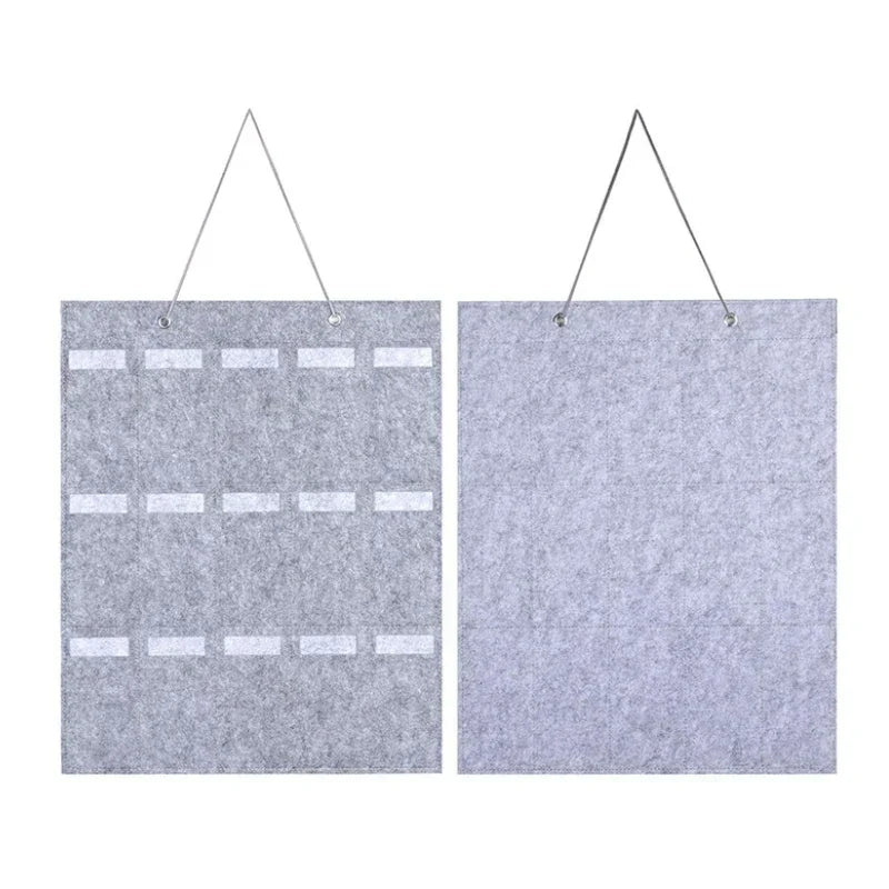 Organizer | Wandmontierter Brillenhalter | Zusammenklappbare Aufbewahrungstasche für Sonnenbrillen | Platzsparend und staubdicht | 42 × 38 cm