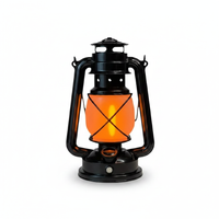 Retro Campinglaterne – Wiederaufladbare Vintage LED-Zeltlampe mit Flammeneffekt